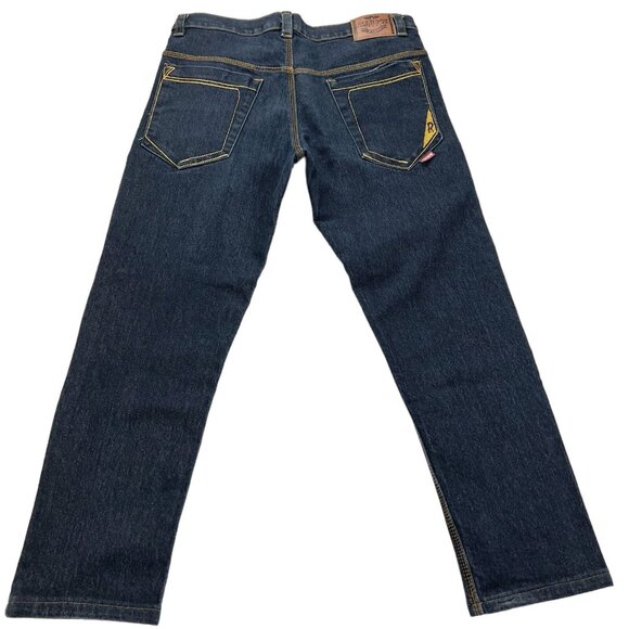 Alini PCK Jeans Women's Denim Jeans Size 33 Stretch Mid Rise Slim Leg Navy - Picture 4 of 12